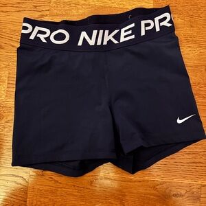 navy nike pros size small
